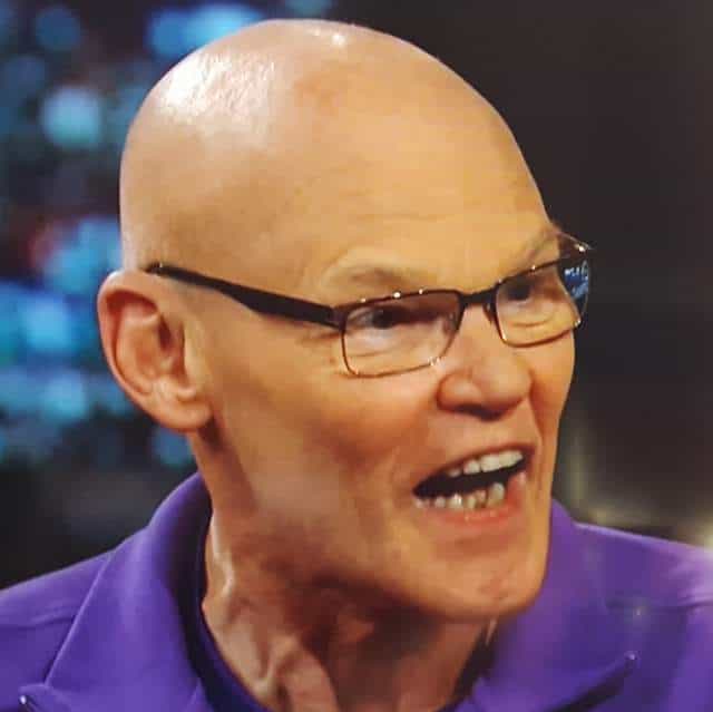 Democratic Political Strategist James Carville has an overbite