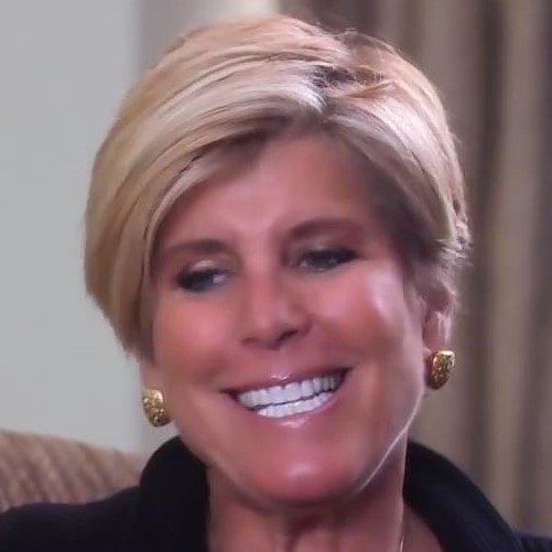 Suze Orman's underbite and large teeth